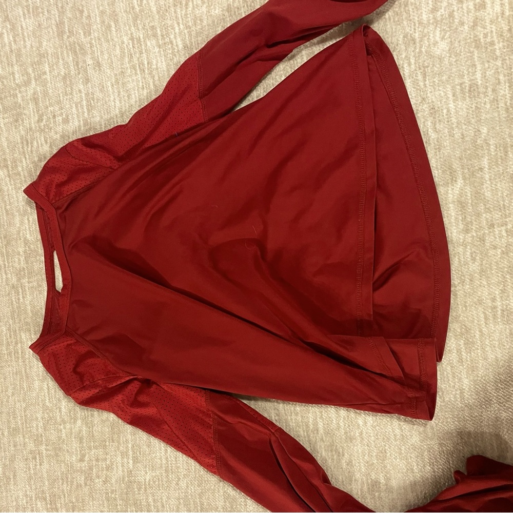 Athletic shirt with open back